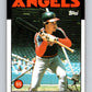 1986 Topps #311 Dick Schofield Angels MLB Baseball Image 1