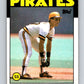 1986 Topps #316 Sammy Khalifa RC Rookie Pirates MLB Baseball Image 1