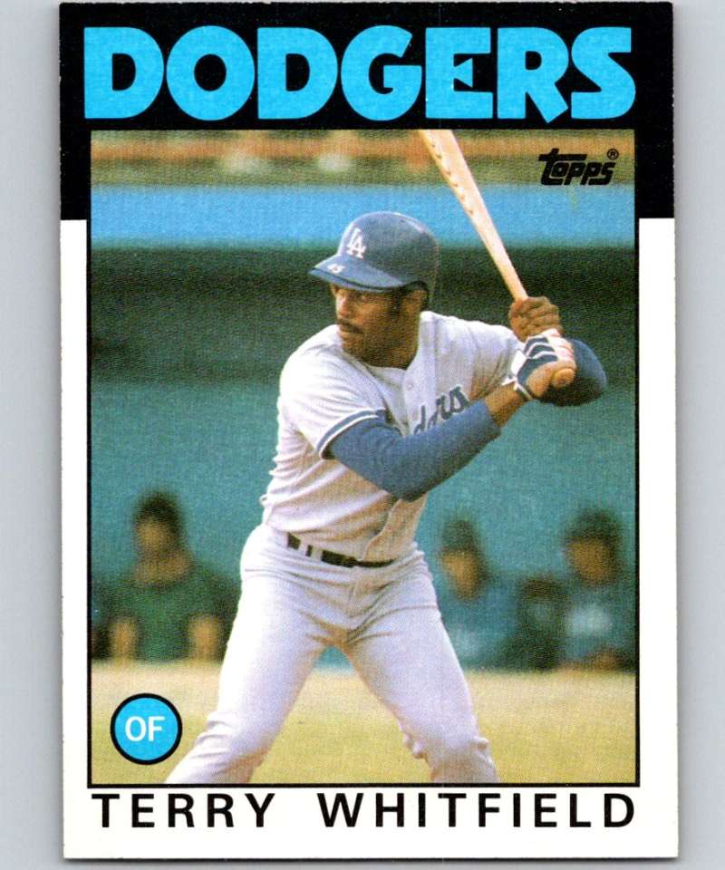 1986 Topps #318 Terry Whitfield Dodgers MLB Baseball