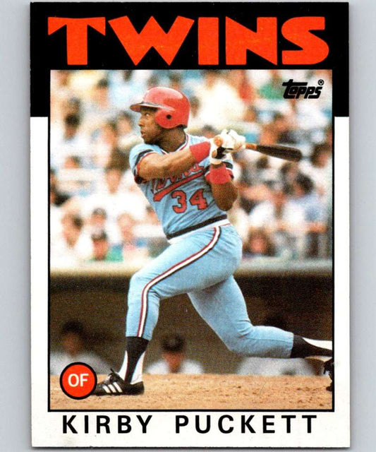 1986 Topps #329 Kirby Puckett Twins MLB Baseball