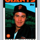 1986 Topps #341 Frank Williams Giants MLB Baseball Image 1