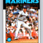1986 Topps #357 Ed Vande Berg Mariners MLB Baseball Image 1