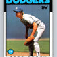 1986 Topps #368 Greg Brock Dodgers MLB Baseball Image 1