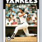1986 Topps #379 Bobby Meacham Yankees MLB Baseball Image 1