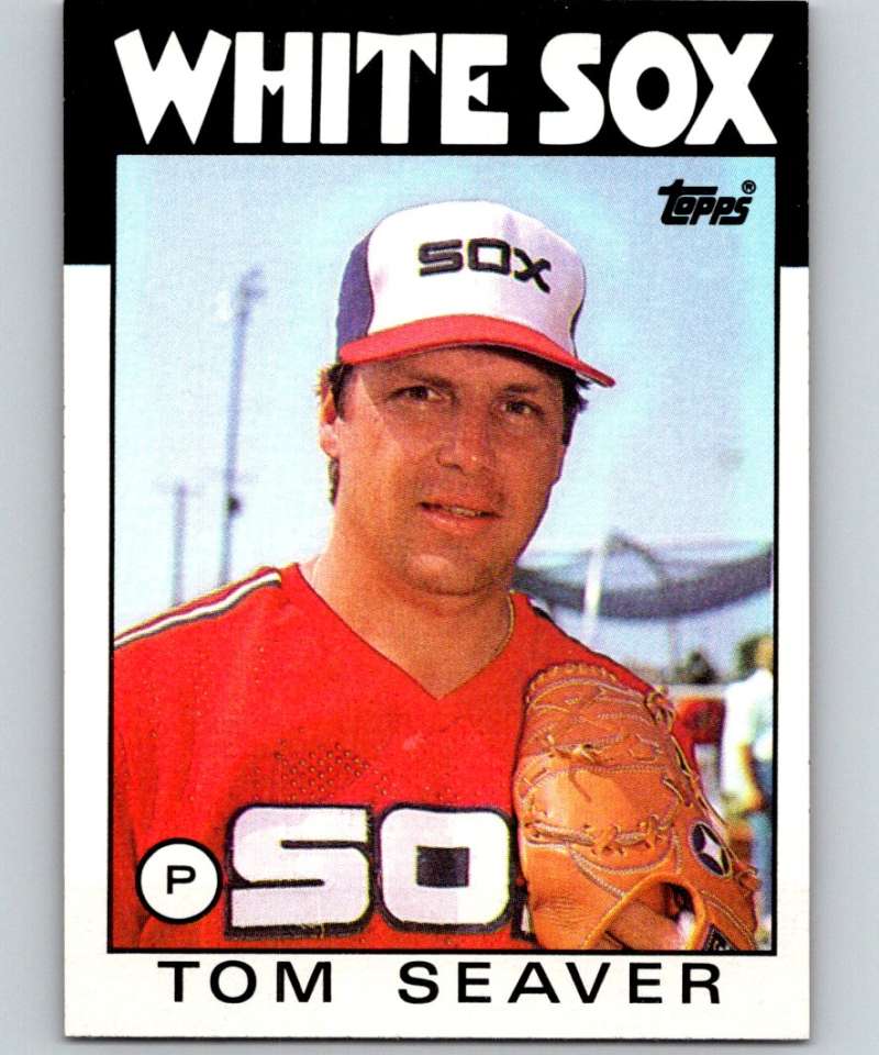 1986 Topps #390 Tom Seaver White Sox MLB Baseball