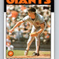 1986 Topps #395 Scott Garrelts Giants MLB Baseball