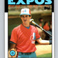 1986 Topps #407 Sal Butera Expos MLB Baseball Image 1