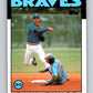 1986 Topps #409 Paul Runge RC Rookie Braves MLB Baseball Image 1