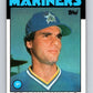 1986 Topps #419 Frank Wills Mariners MLB Baseball Image 1