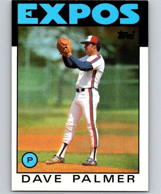 1986 Topps #421 David Palmer Expos MLB Baseball Image 1