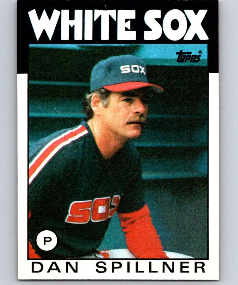 1986 Topps #423 Dan Spillner White Sox MLB Baseball Image 1