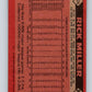 1986 Topps #424 Rick Miller Red Sox MLB Baseball Image 2