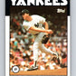 1986 Topps #427 Joe Cowley Yankees MLB Baseball