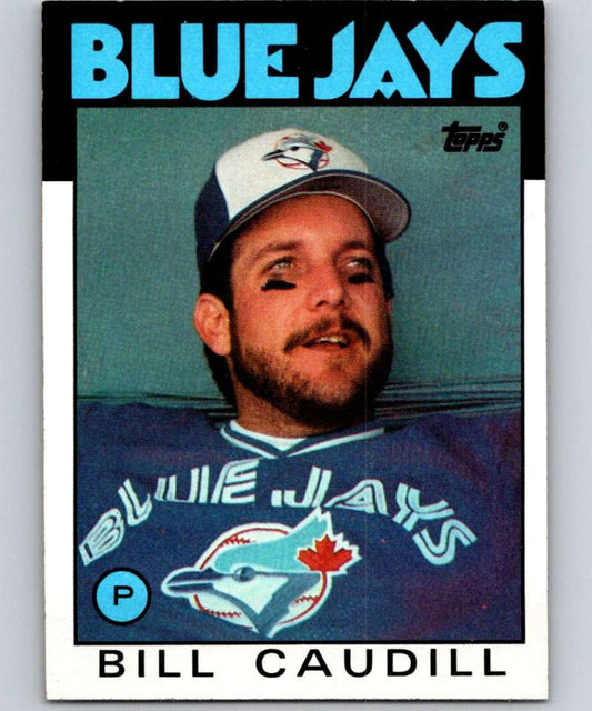 1986 Topps #435 Bill Caudill Blue Jays MLB Baseball Image 1