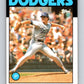 1986 Topps #439 Rick Honeycutt Dodgers MLB Baseball Image 1