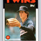 1986 Topps #451 Mark Brown RC Rookie Twins MLB Baseball