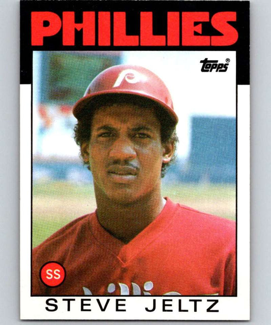 1986 Topps #453 Steve Jeltz Phillies MLB Baseball