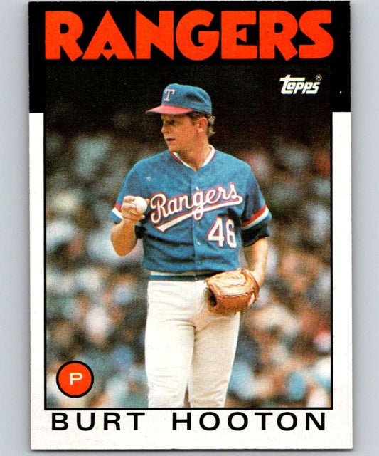 1986 Topps #454 Burt Hooton Rangers MLB Baseball