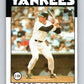 1986 Topps #481 Scott Bradley Yankees MLB Baseball