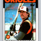 1986 Topps #494 Gary Roenicke Orioles MLB Baseball Image 1