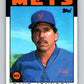 1986 Topps #501 Dave Johnson Mets MG MLB Baseball Image 1