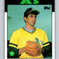 1986 Topps #507 Steve Ontiveros RC Rookie Athletics MLB Baseball Image 1