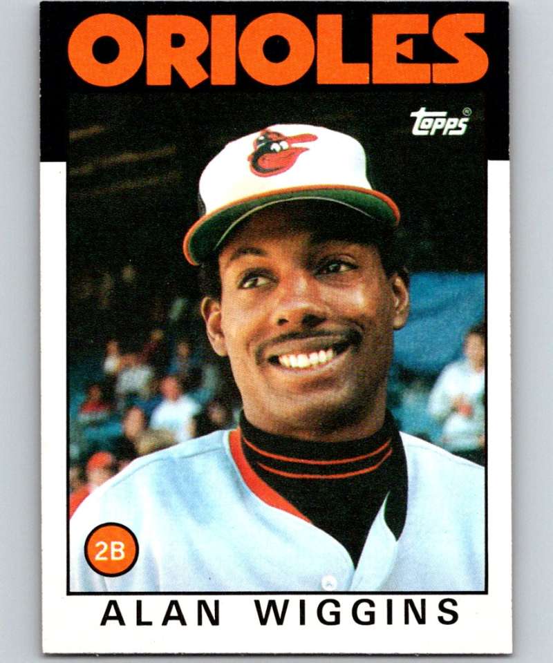 1986 Topps #508 Alan Wiggins Orioles MLB Baseball