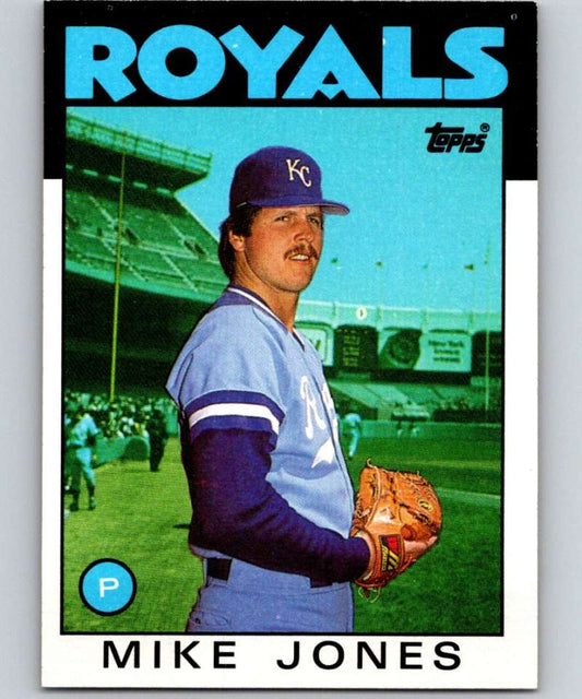1986 Topps #514 Mike Jones Royals MLB Baseball Image 1