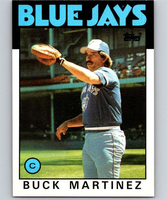 1986 Topps #518 Buck Martinez Blue Jays MLB Baseball