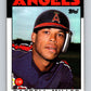 1986 Topps #524 Darrell Miller Angels MLB Baseball Image 1