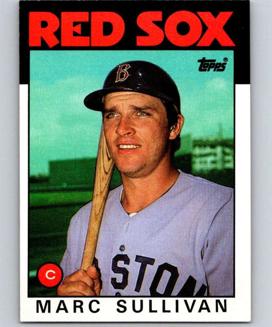1986 Topps #529 Marc Sullivan Red Sox MLB Baseball Image 1