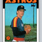 1986 Topps #534 Jeff Calhoun RC Rookie Astros MLB Baseball Image 1