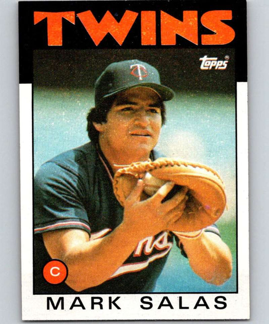 1986 Topps #537 Mark Salas Twins MLB Baseball