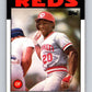 1986 Topps #544 Eddie Milner Reds MLB Baseball Image 1
