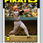 1986 Topps #553 Jim Morrison Pirates MLB Baseball Image 1