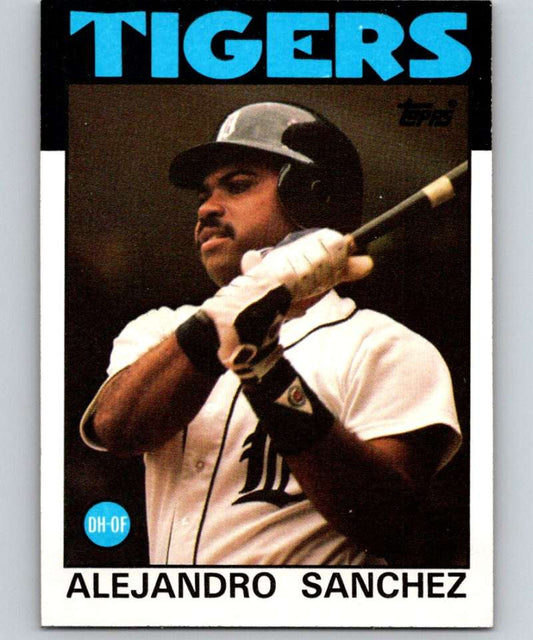 1986 Topps #563 Alejandro Sanchez Tigers MLB Baseball