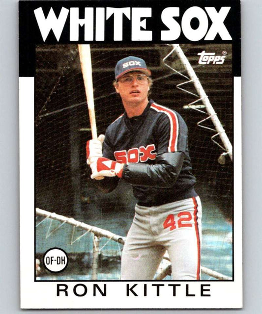 1986 Topps #574 Ron Kittle White Sox MLB Baseball Image 1