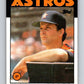 1986 Topps #590 Bob Knepper Astros MLB Baseball Image 1