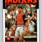 1986 Topps #594 Chris Bando Indians MLB Baseball Image 1