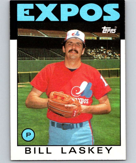 1986 Topps #603 Bill Laskey Expos MLB Baseball Image 1