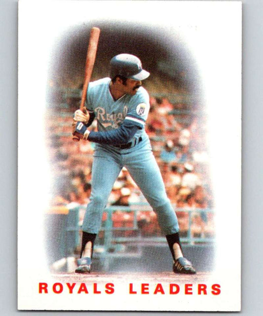 1986 Topps #606 Hal McRae Royals Royals Leaders MLB Baseball