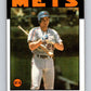 1986 Topps #619 Danny Heep Mets MLB Baseball Image 1