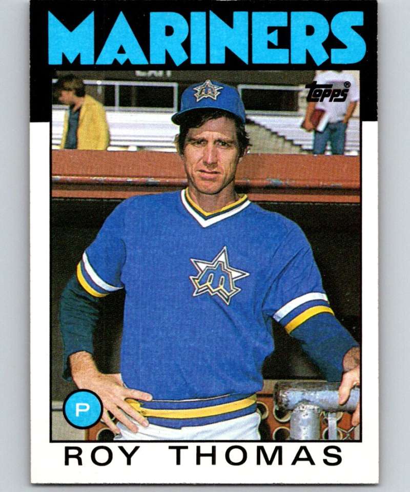 1986 Topps #626 Roy Thomas Mariners MLB Baseball Image 1