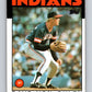 1986 Topps #632 Dave Von Ohlen Indians MLB Baseball Image 1