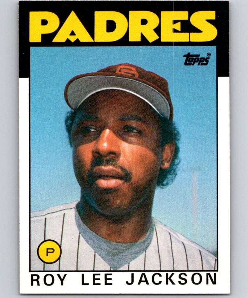 1986 Topps #634 Roy Lee Jackson Padres MLB Baseball Image 1