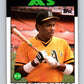 1986 Topps #645 Dusty Baker Athletics MLB Baseball