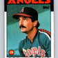 1986 Topps #658 Rob Wilfong Angels MLB Baseball Image 1