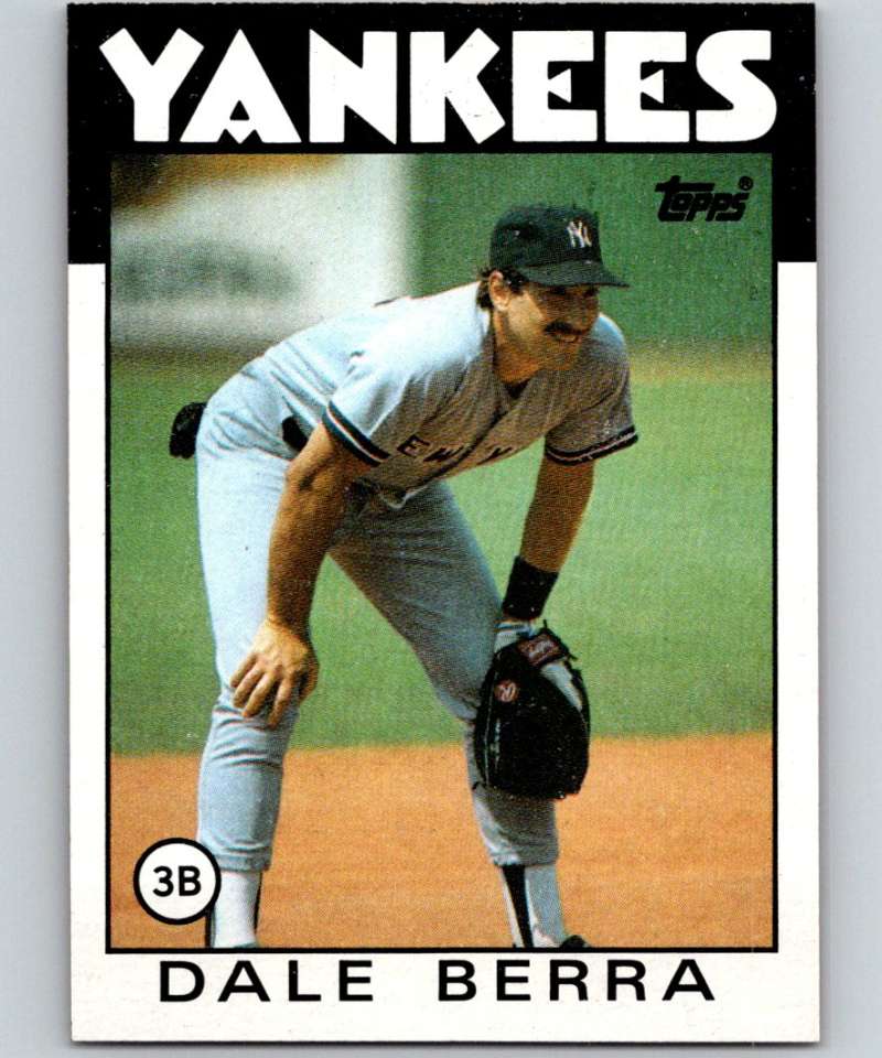 1986 Topps #692 Dale Berra Yankees MLB Baseball