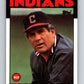 1986 Topps #699 Pat Corrales Indians MG MLB Baseball Image 1