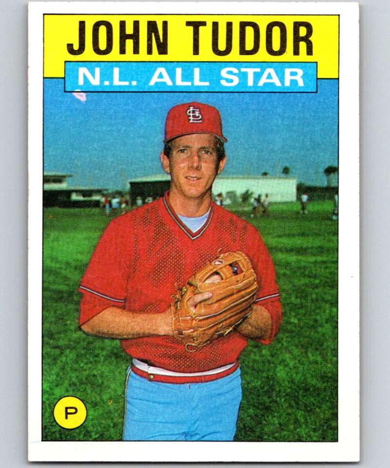 1986 Topps #710 John Tudor Cardinals AS MLB Baseball Image 1